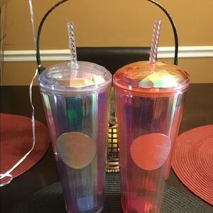 Starbucks 2020 Summer Kaleidoscope Tumbler Set NEW